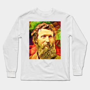 John Muir Snow Portrait | John Muir Artwork 9 Long Sleeve T-Shirt